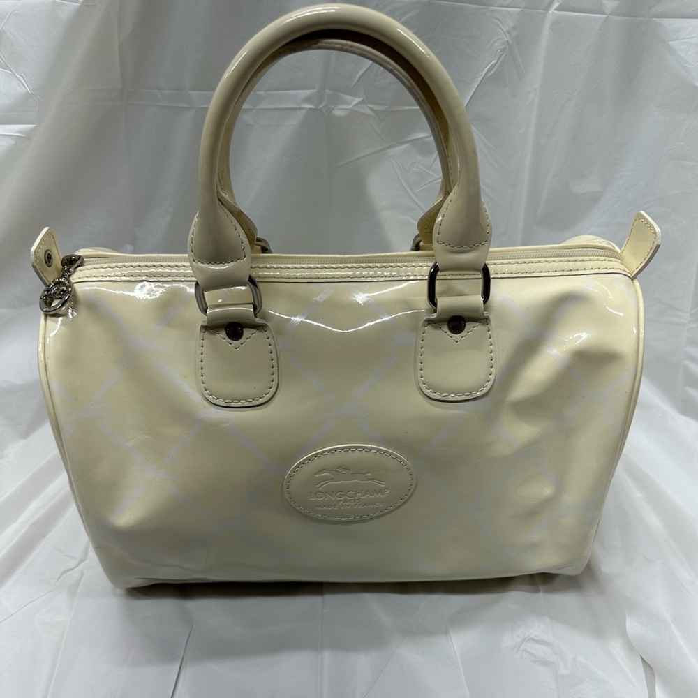Longchamp leather Bowling bag Chic and practical